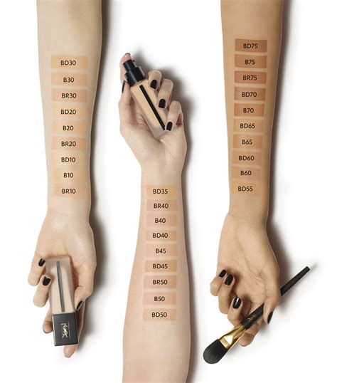 yves saint laurent all hours foundation b10|ysl all hours foundation swatches.